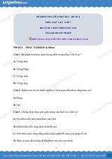 Đề thi giữa kì 2 Văn 6 Chân trời sáng tạo - Đề số 4